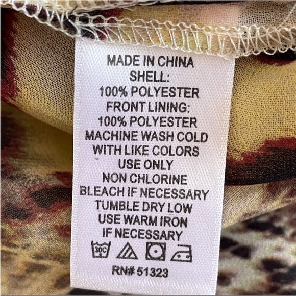 1.State Sleeveless Leopard Print Blouse - Picture 3 of 5